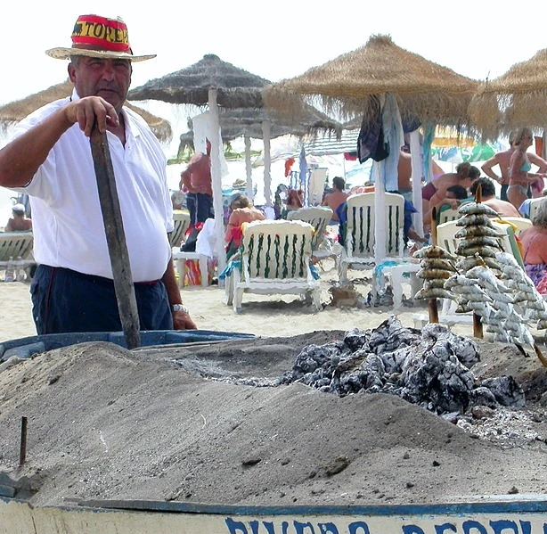 Espeto de sardinas