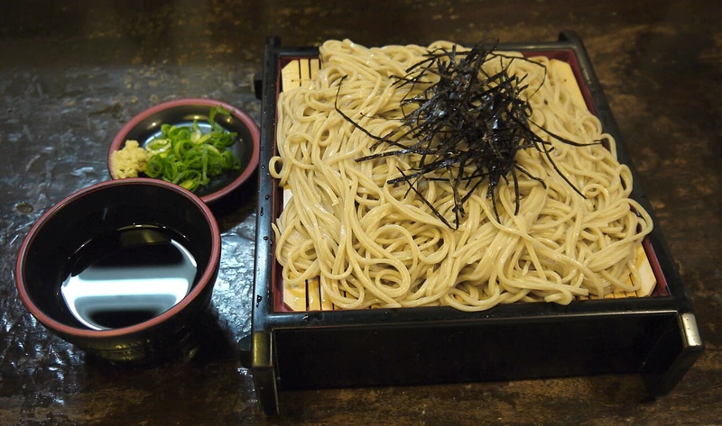 Obiad w Arashiyamie - soba
